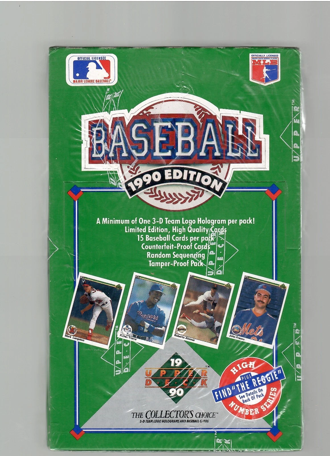 1990 UPPER DECK BASEBALL FACTORY SEALED BO