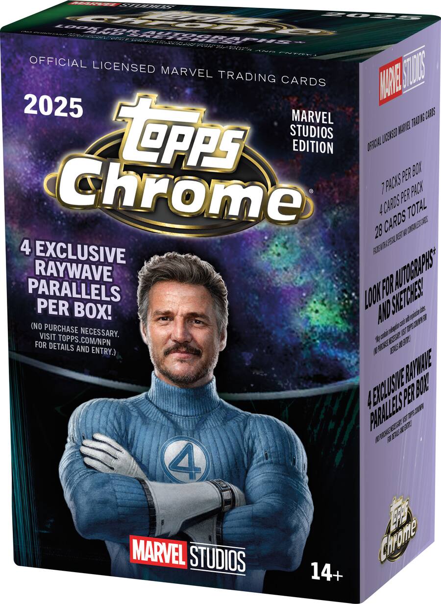 2025 Topps Marvel Studios Chrome Blaster Box